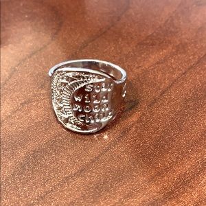 “Stay wild moon child”. Sz 7 ladies ring